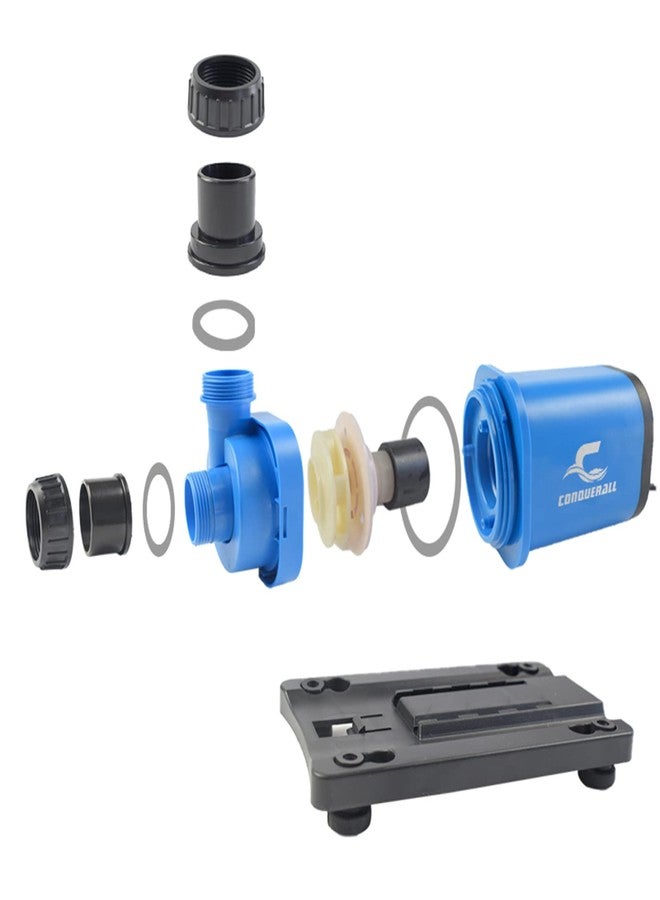 CONQUERALL DC 24V CHS- 4000 Return Pump 1180GPH 20W 13.0ft Slilent Aquarium DC Pump Controller for Fish Tank, Hydroponic, Aquaculture Oxygenation, Reef Tank Warranty 3 Years - Image 3